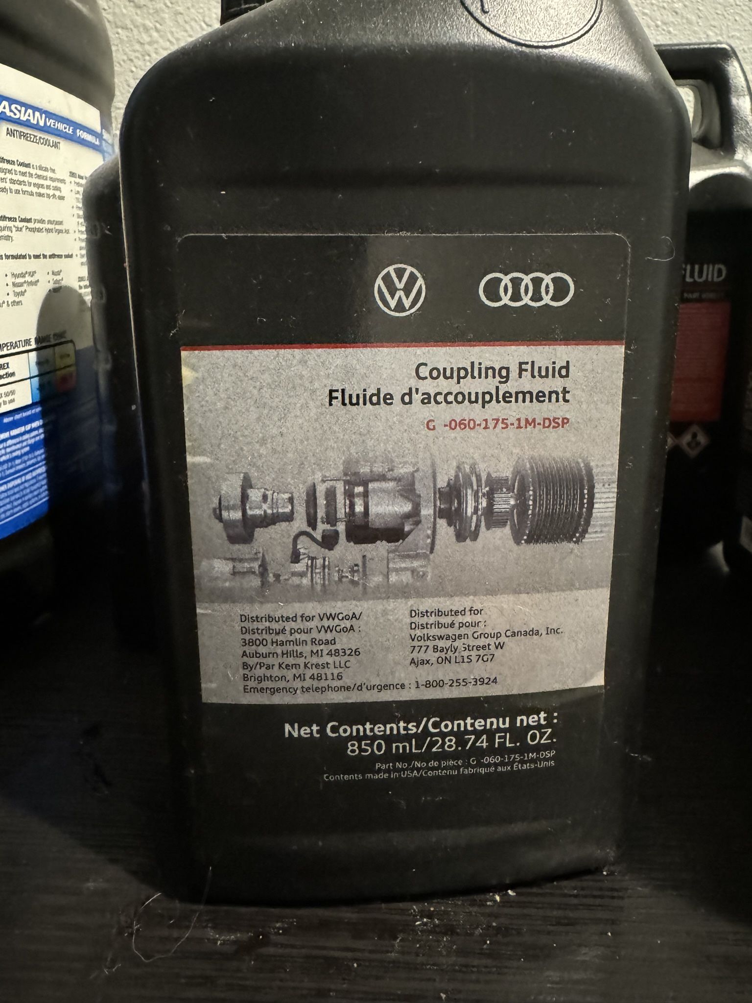 Audi Coupling Fluid 