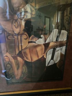 large professionally framed wall art