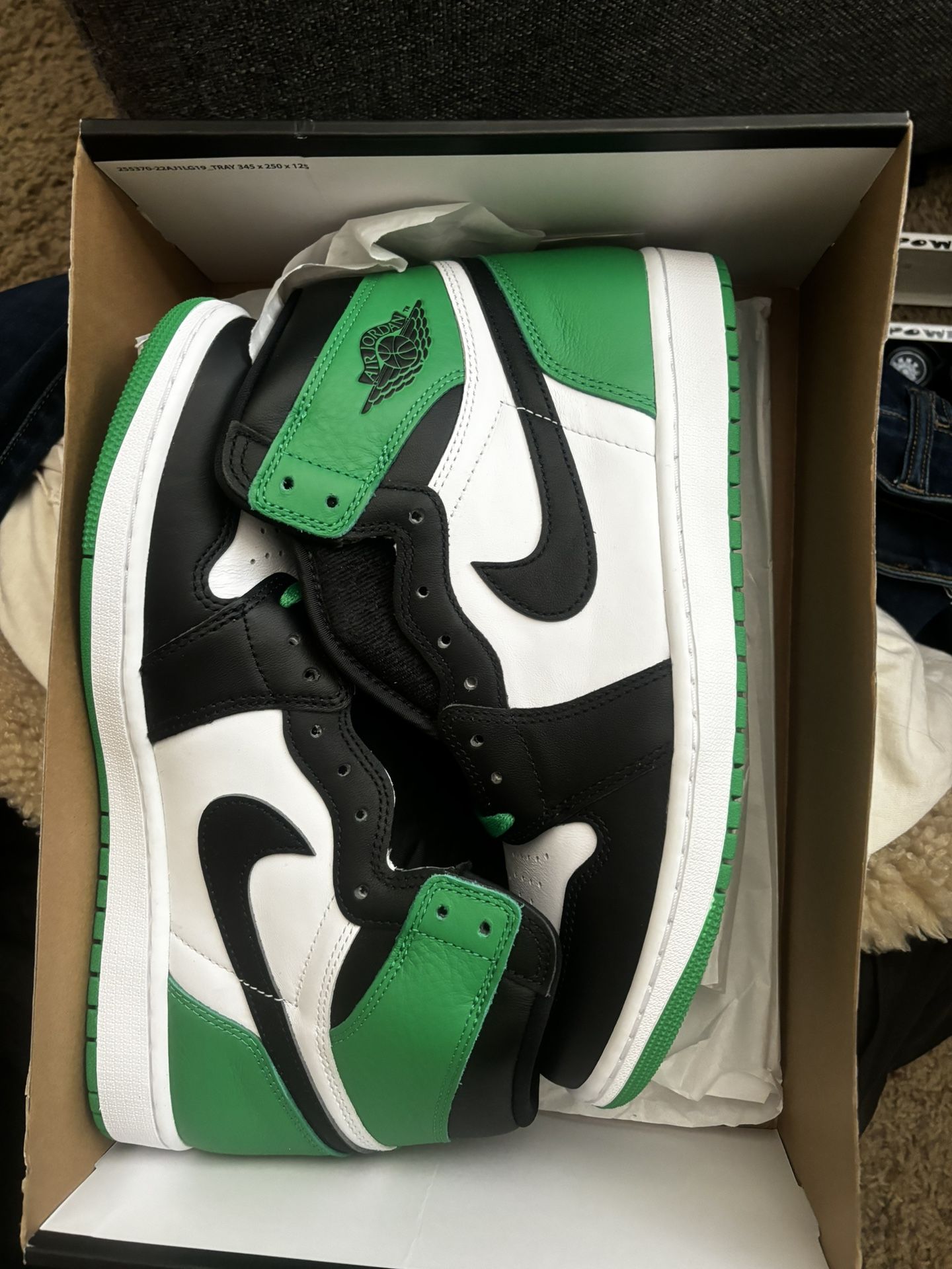 Brand New Jordan 1 retro High Og lucky green