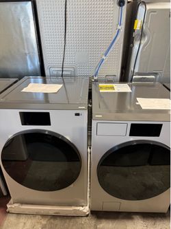 Samsung Washer 5.3 cu. ft. Bespoke AI Front Load 7.6 cu. ft. Bespoke AI Front Load ELECTRIC Dryer