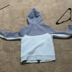 Teens extra small blue baby blue Nike tech