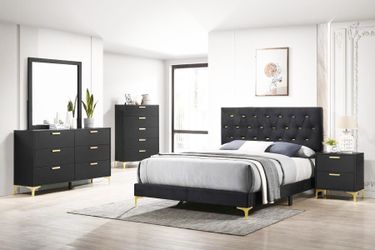 🌺 FREE DELIVERY 🌺Brand New 5PC Queen Size Bedroom Set ( Queen Bed, NS, Dresser, Mirror, Chest)