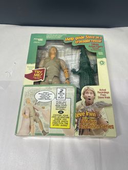 NEW - Steve Irwin Talking Action Figure 9" Wildlife Adventure Crocodile Hunter