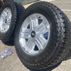 Chevy Silverado Wheels 265/70/18” 