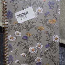 Notebook For Writting- Green Floral