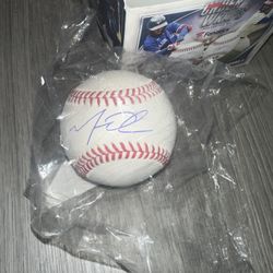 Matt Olson Atlanta Braves Autographed Baseball Fanatics Authentic Certified
