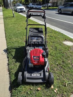 Black max mower
