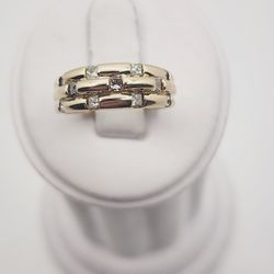 14k Gold 0.66ctw Princess Cut Diamond Ring