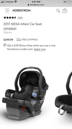 BRAND NEW IN PACKAGE UPPABABY MESA CARSEAT