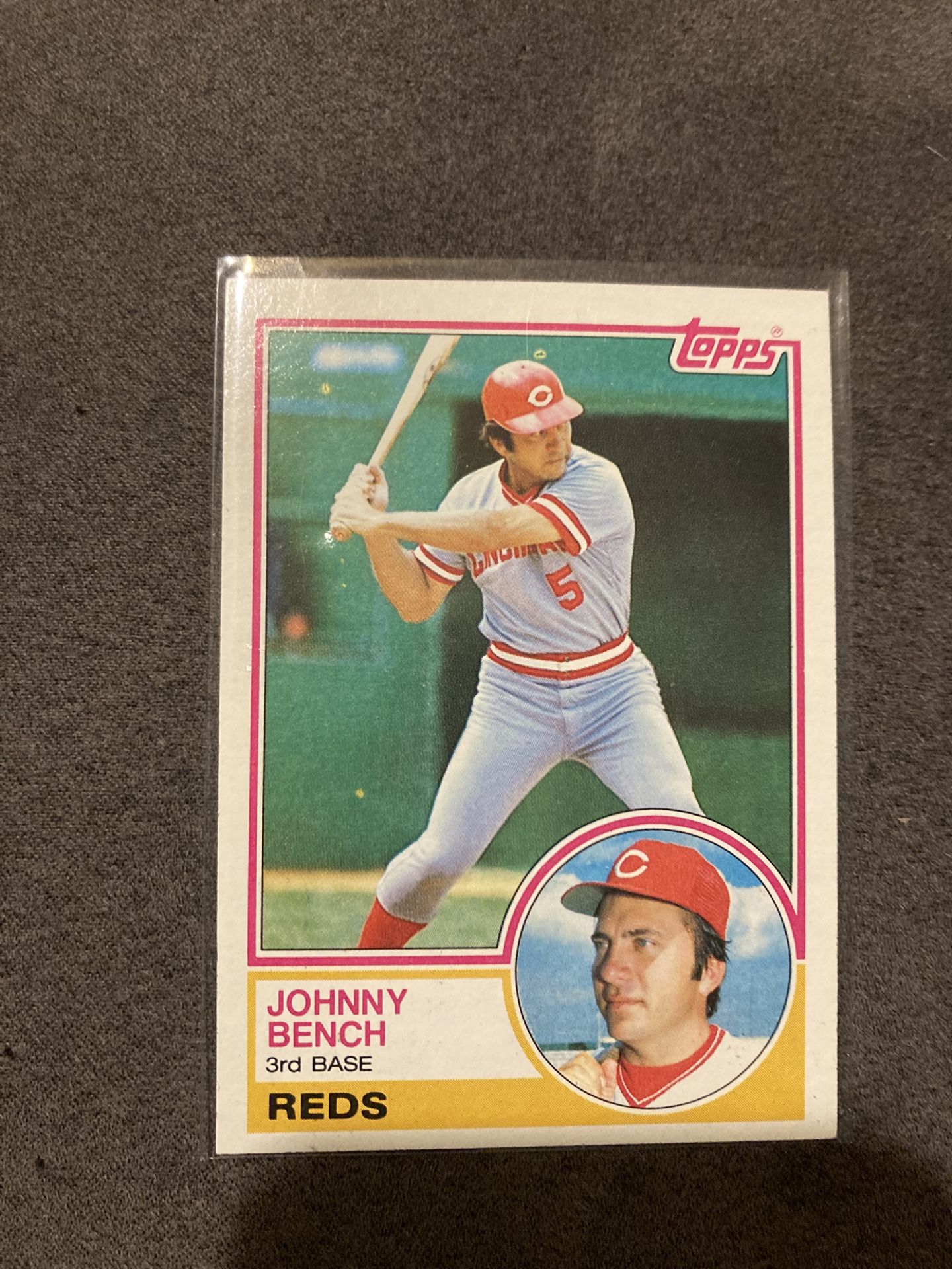 1983 Topps Johnny Bench #60