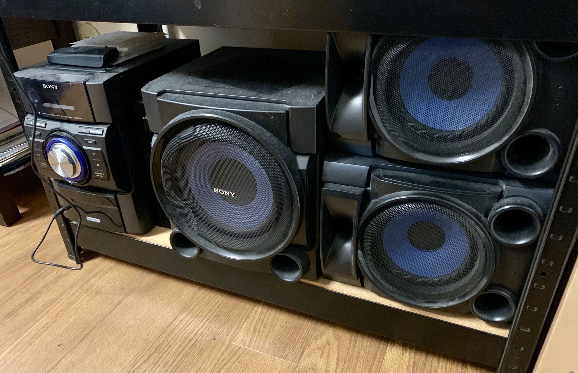 Sony 2 Speaker/ Sub Stereo System (Boombox)