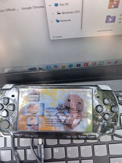 Black PSP 1000