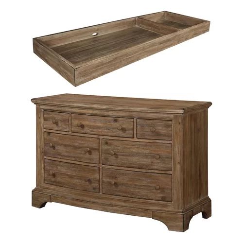 Pembrooke 7 Drawer Dresser by Bertini Natural Rustic