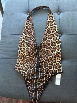 ✨ SAINT LAURENT PARIS | Leopard Print One-Piece Swimsuit – Brand New With Tags (NWT) ✨