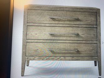 Restoration Hardware 32” French Contemporary Closed Nightstands (2)