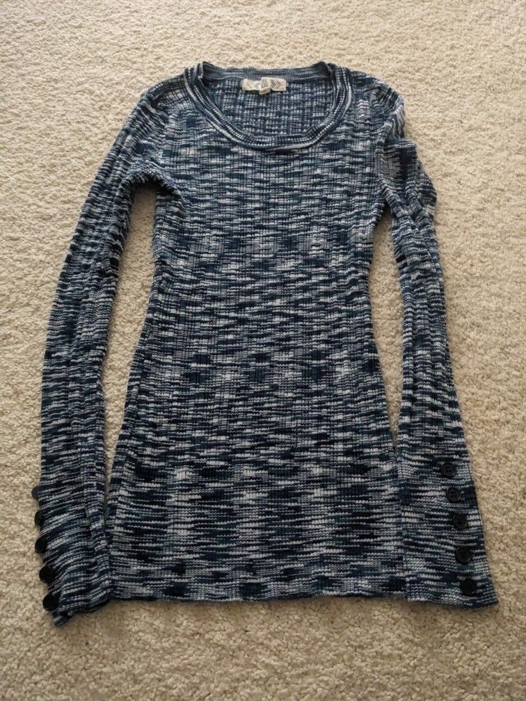 Patterned Long Sleeve Top