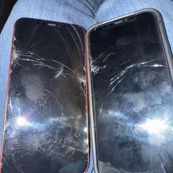 2 Iphone 12s For Parts Only 