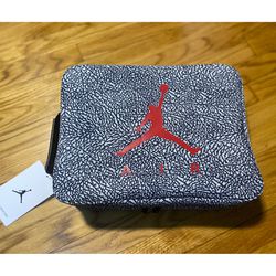 Nike Air Jordan Zipper Shoe Box Elephant Print W Handle Large New!!