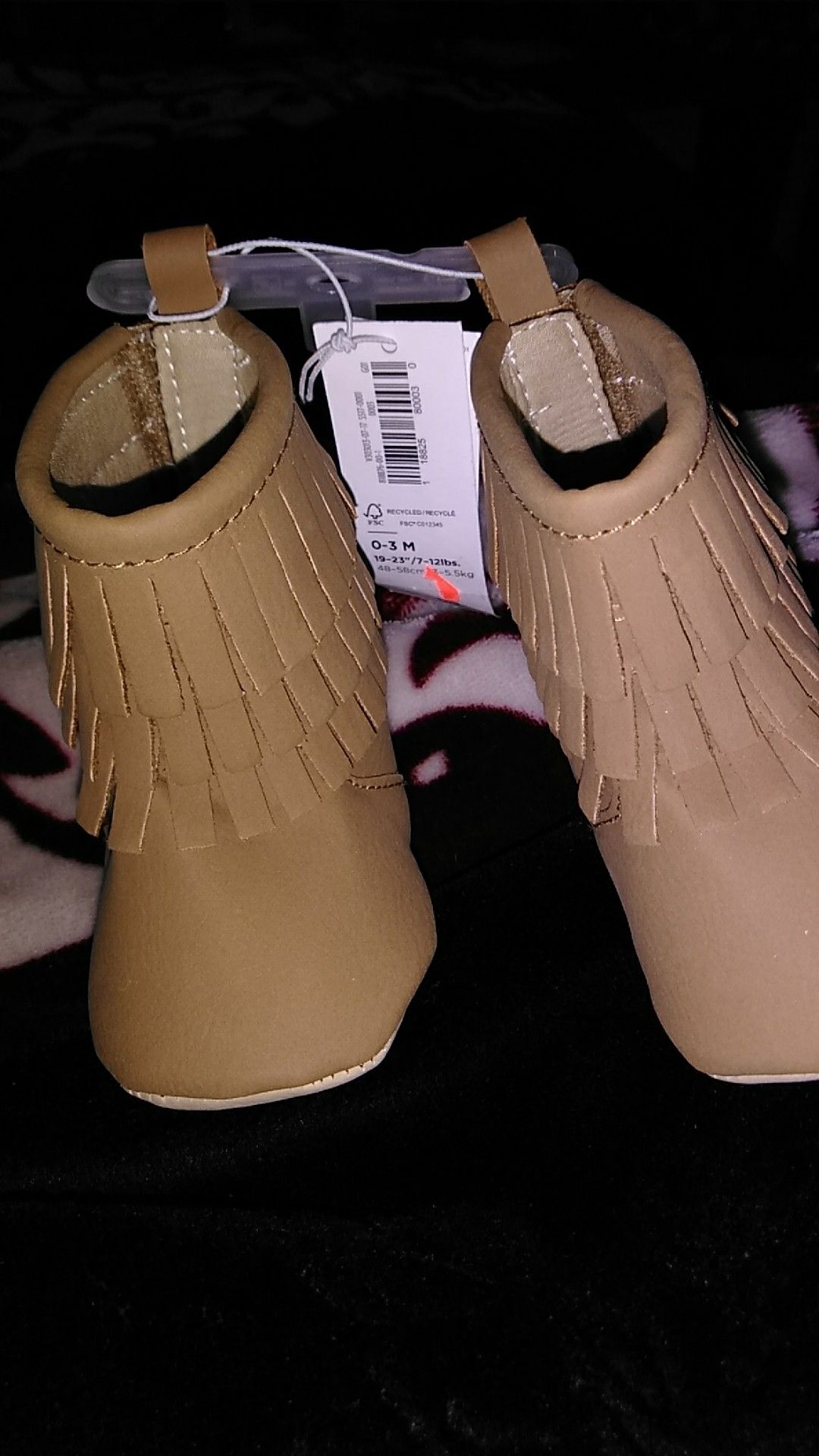 0-3 month baby boots