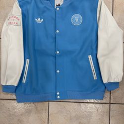 adidas Inter Miami CF MLS Official Jacket Blue White 2XL Soccer Team Gear
