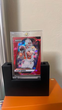 Peyton Manning Panini Prizm Red Cracked Ice Card