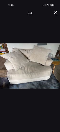 Large comfy armchair