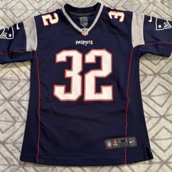 Youth Sz Medium Nike NFL New England Patriots McCourty Jersey #32 16.5×23.5 EUC