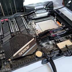 AMD Threadripper 3960x CPU, Gigabyte TRX40 Aorus Master Motherboard, G.Skill Ripjaws V Series RAM DDR4 3200 (PC25600), 128GB (32GBx4), CL 14