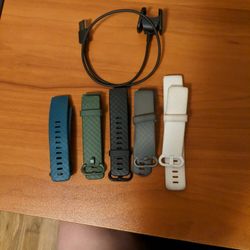 Fitbit Wepro Waterproof Bands Compatible with Fitbit Charge 4 / Charge 3 And SE /  Women/ Men, 5-Pack, Small, 