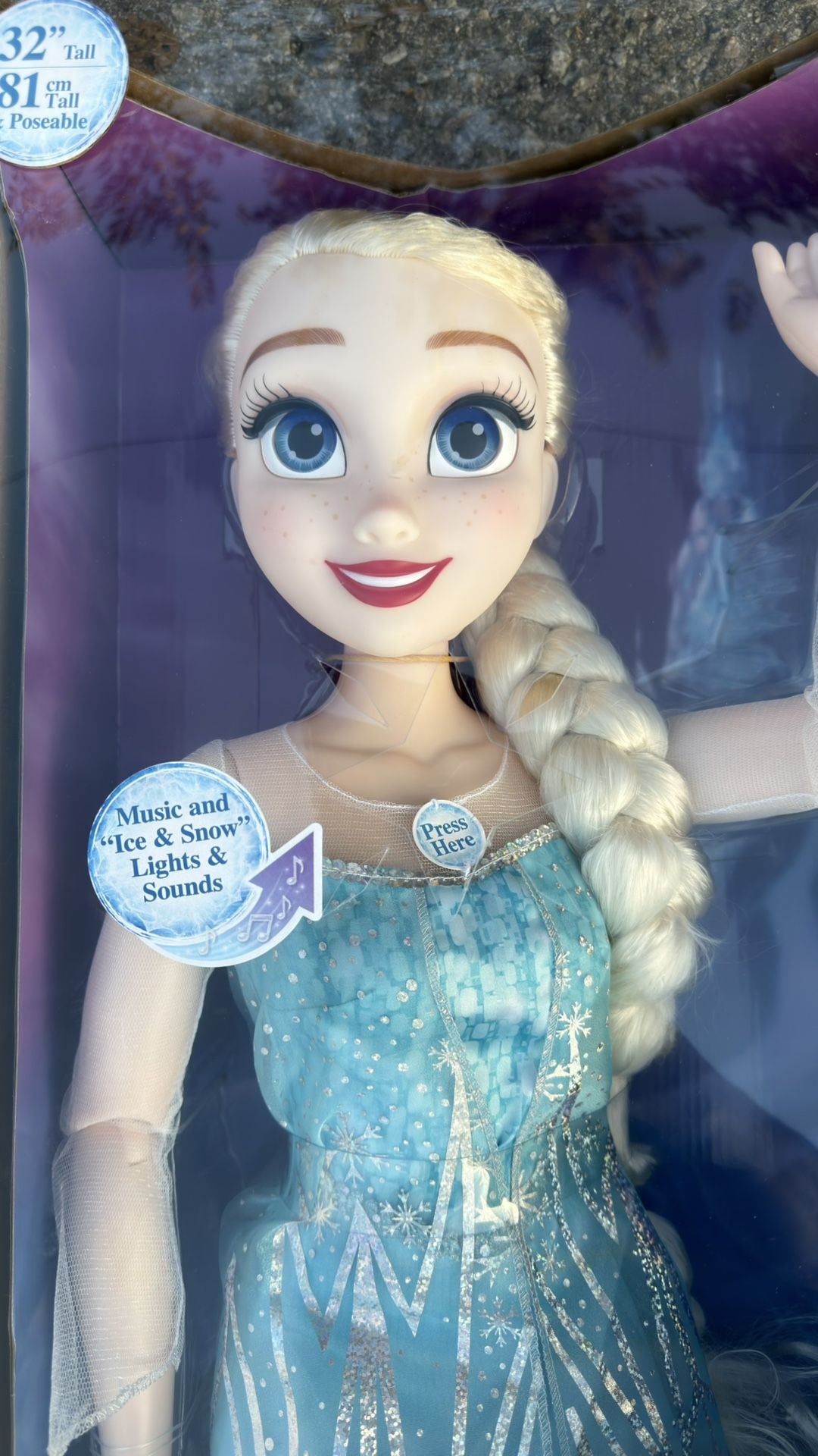 Disney Frozen Princess Doll 32 Tall 81 Cm