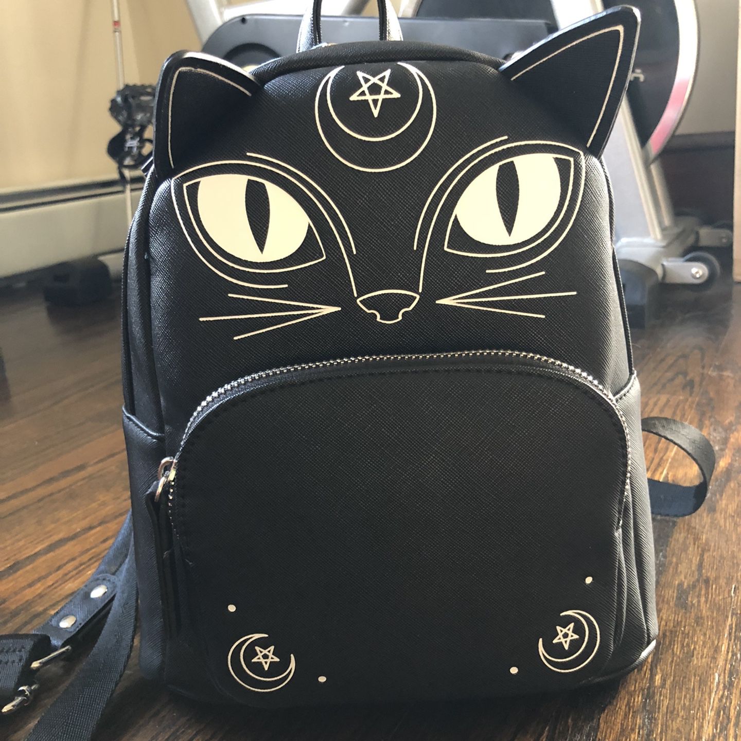 NWOT Mad Engine Halloween Black Cat Mini Backpack With Moon And Stars for  Sale in Watertown, CT - OfferUp