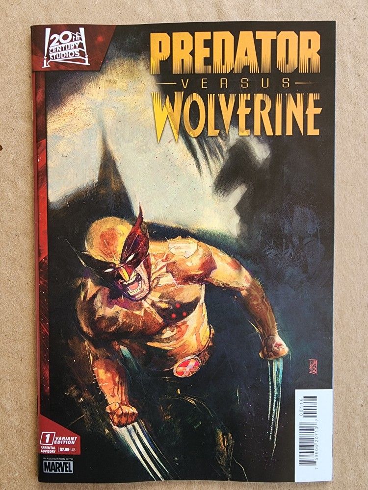 Predator VS Wolverine 1 (9.4) NM (2023) Alex Maleev 1:25 variant