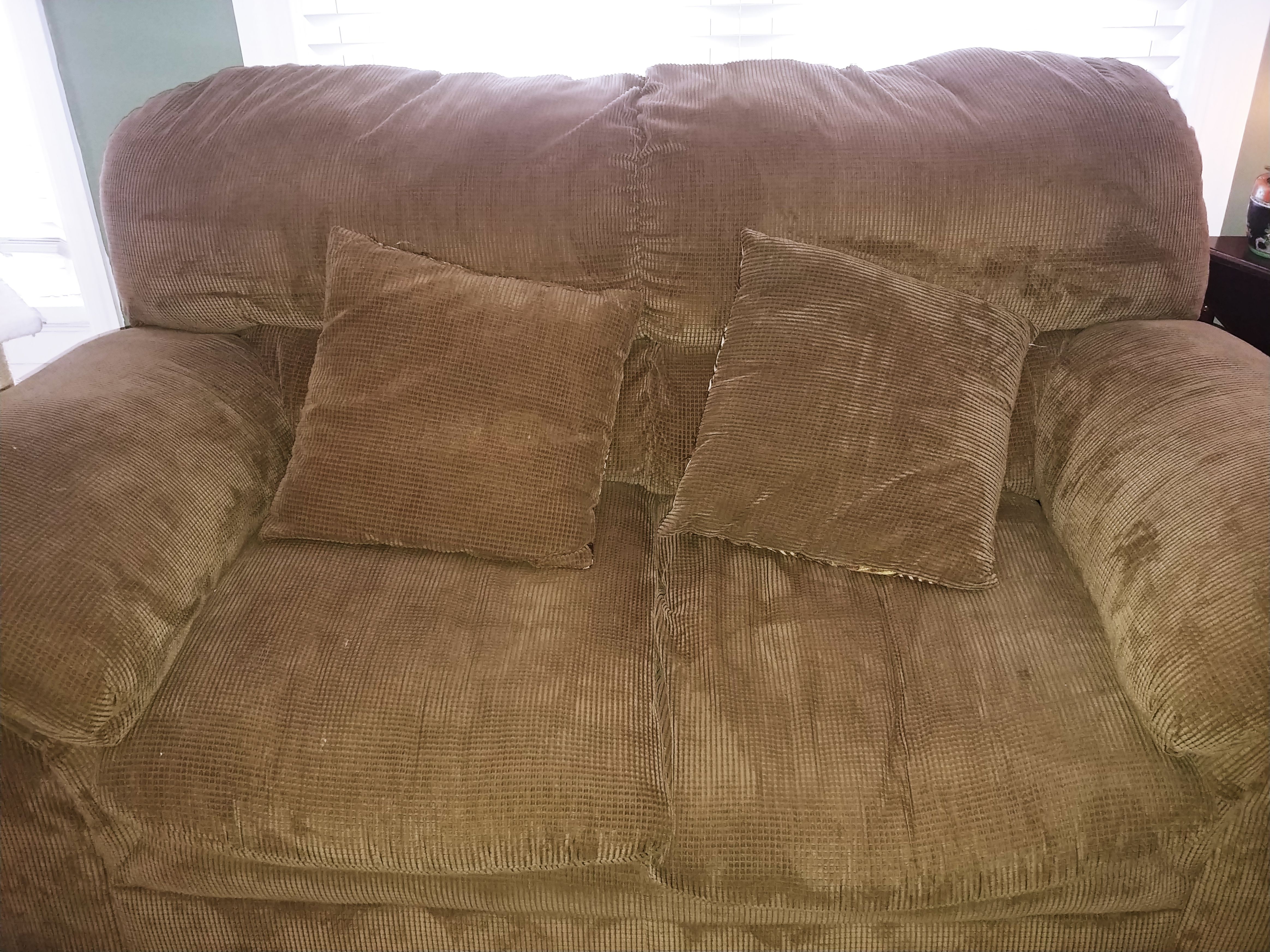 FREE 2 loveseats. Apartment perfect sizes.