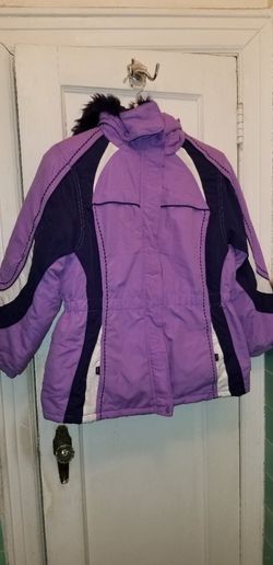 ARIZONA Purple and Navy 3 in 1 Coat Size 16 1/2 KIDS