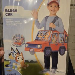 Bluey Car Halloween Toddler One Size Costume 