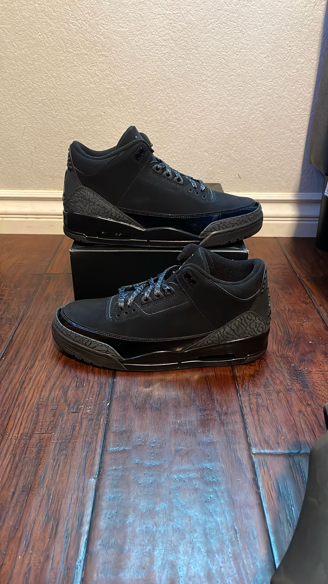 Jordan 3 Black Cat Size 12
