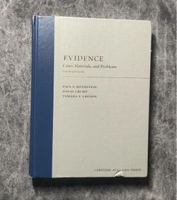 Evidence : A Problem-Based and Comparative Approach by Peter Nicolas 2014 5th Ed