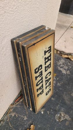 His Stuff Her Stuff Cat's Stuff Funny Home Decor Signs