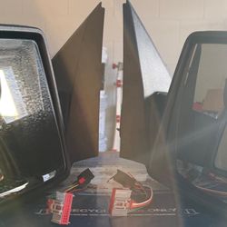 Ford F150 Driver & Passenger Side Mirror compatible with 2015-2020 Ford F-150 with Blind Spot Glass