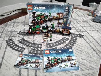 Lego Winter Holiday Train 10254 Used Complete