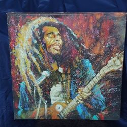Bob Marley Wall Painting 