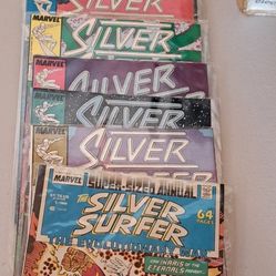 11 SILVER SURFER COMIC BOOKS 