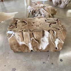 Beautiful Reclaimed  Solid Teak Coffee Table Low Console Bench