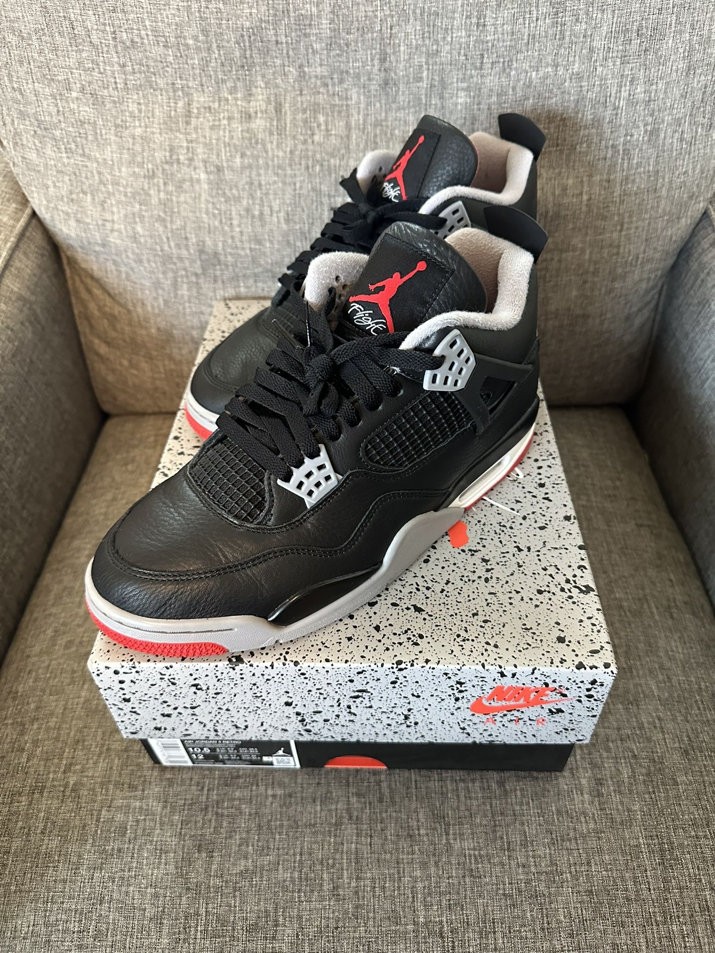Air Jordan 4 Retro Bred Reimagined Size 10.5 $175