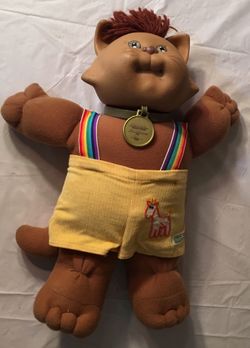 Cabbage Patch Kids Doll KOOSAS Cat Overalls Giraffe Rainbow Stripes