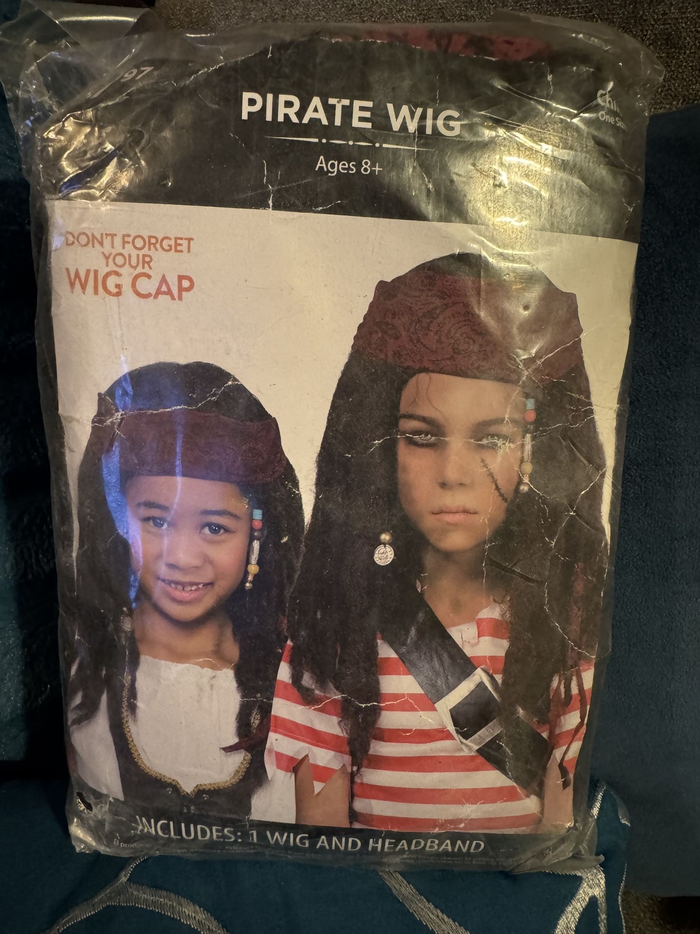 Child One Size Pirate Wig 8+