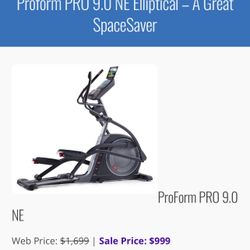PROFORM TRAINER ELLIPTICAL