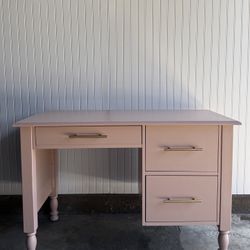 Dusty Pink Desk 