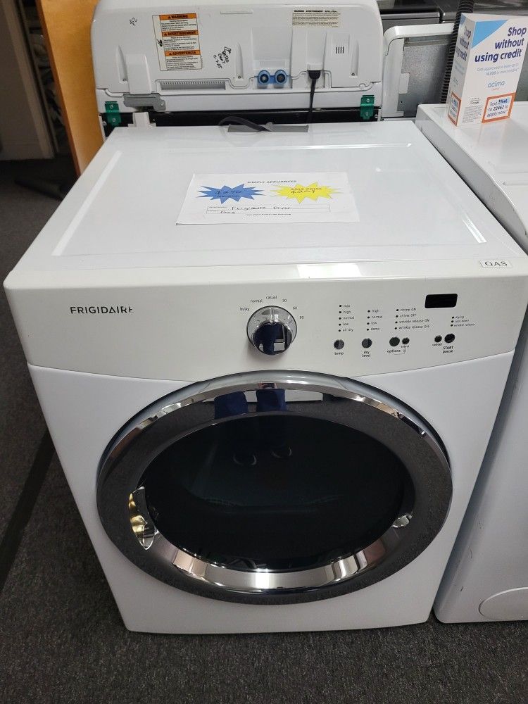 🤶Everything Must Go! Frigidaire Stackable Gas Dryer-Warranty Included