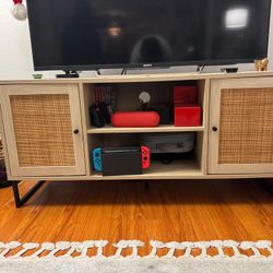 Rattan TV Console 